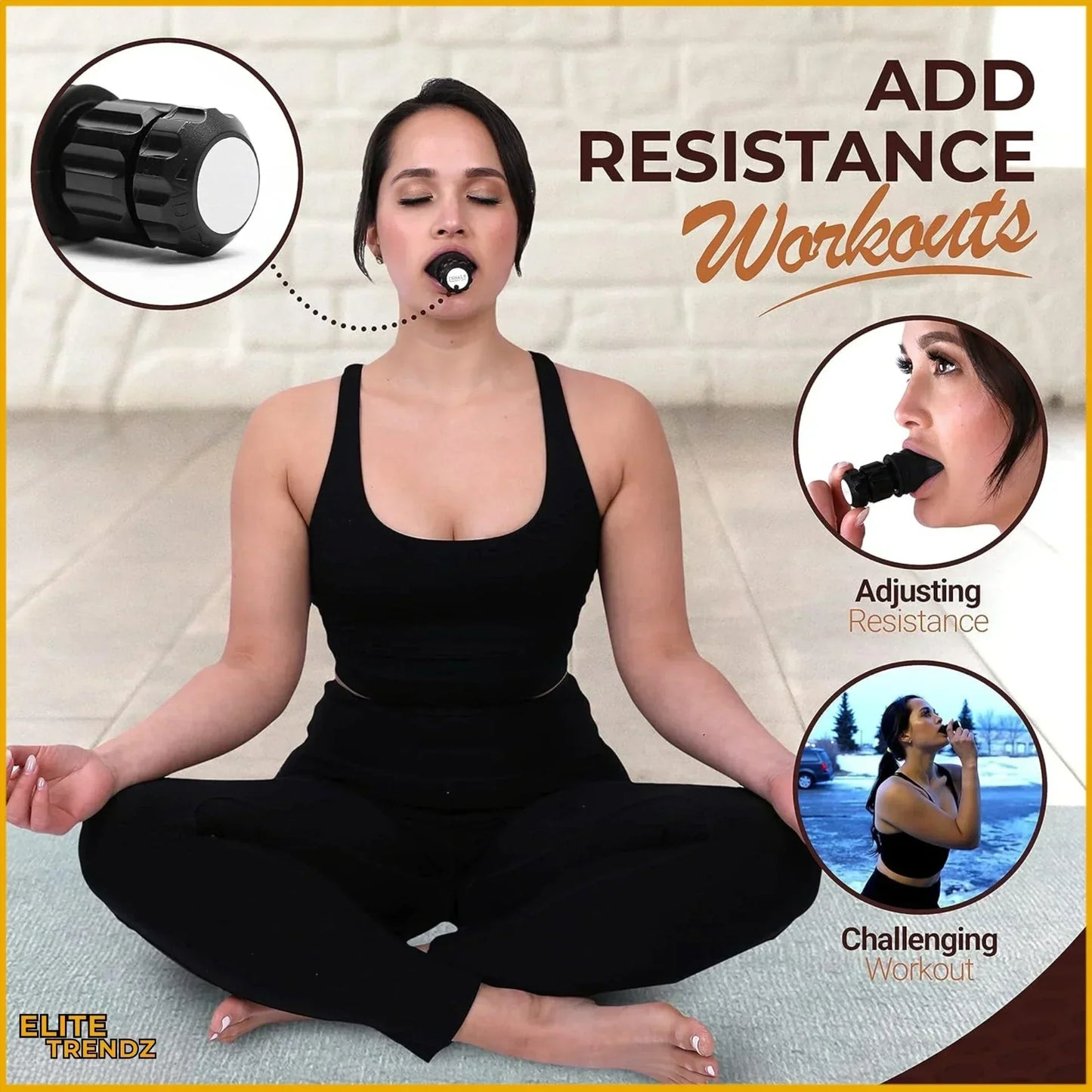 ELITEPRO™ OXYBOOST RESPIRATORY BREATHING LUNG TRAINER EXERCISER