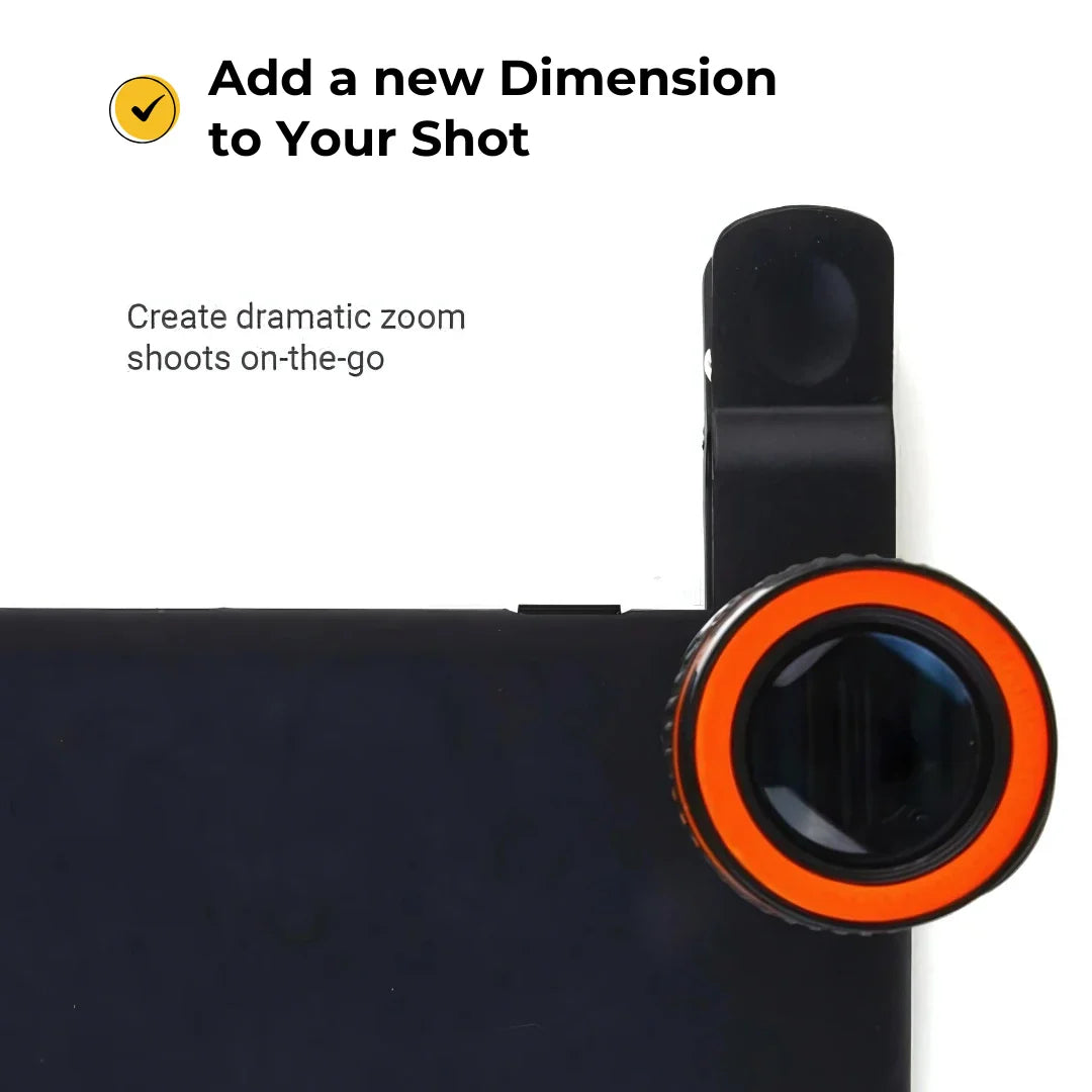 ELITEPRO™ Monocular Phone Telescope | Protable HD 14x Optical Zoom Smartphone Camera Telescope Lens Monocular Travel Hiking Tour