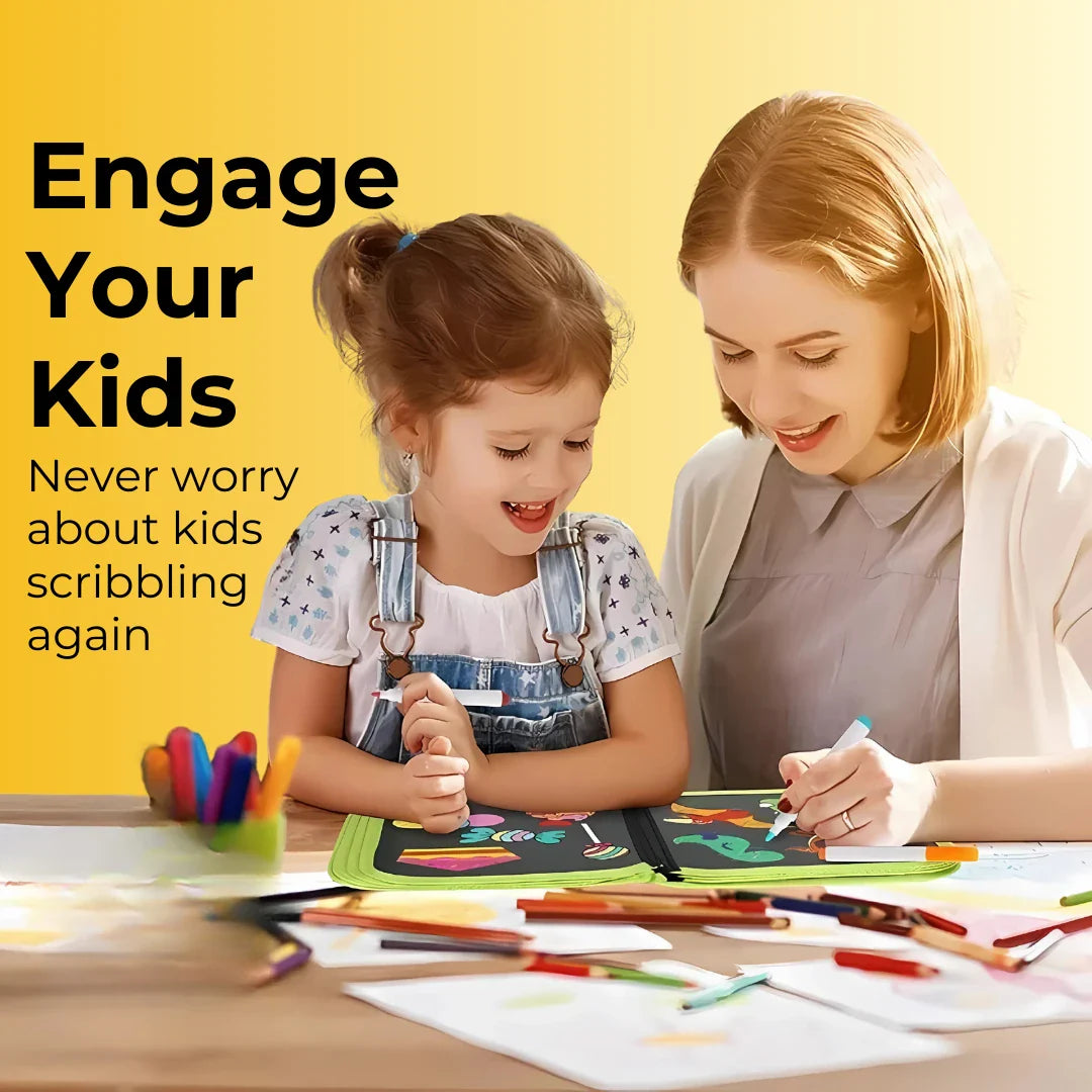 Magic Sketch - Reusable Erasable Doodle Book for Endless Creativity