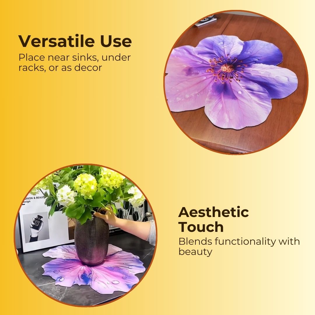 Flower Lily Table Countertop Mats