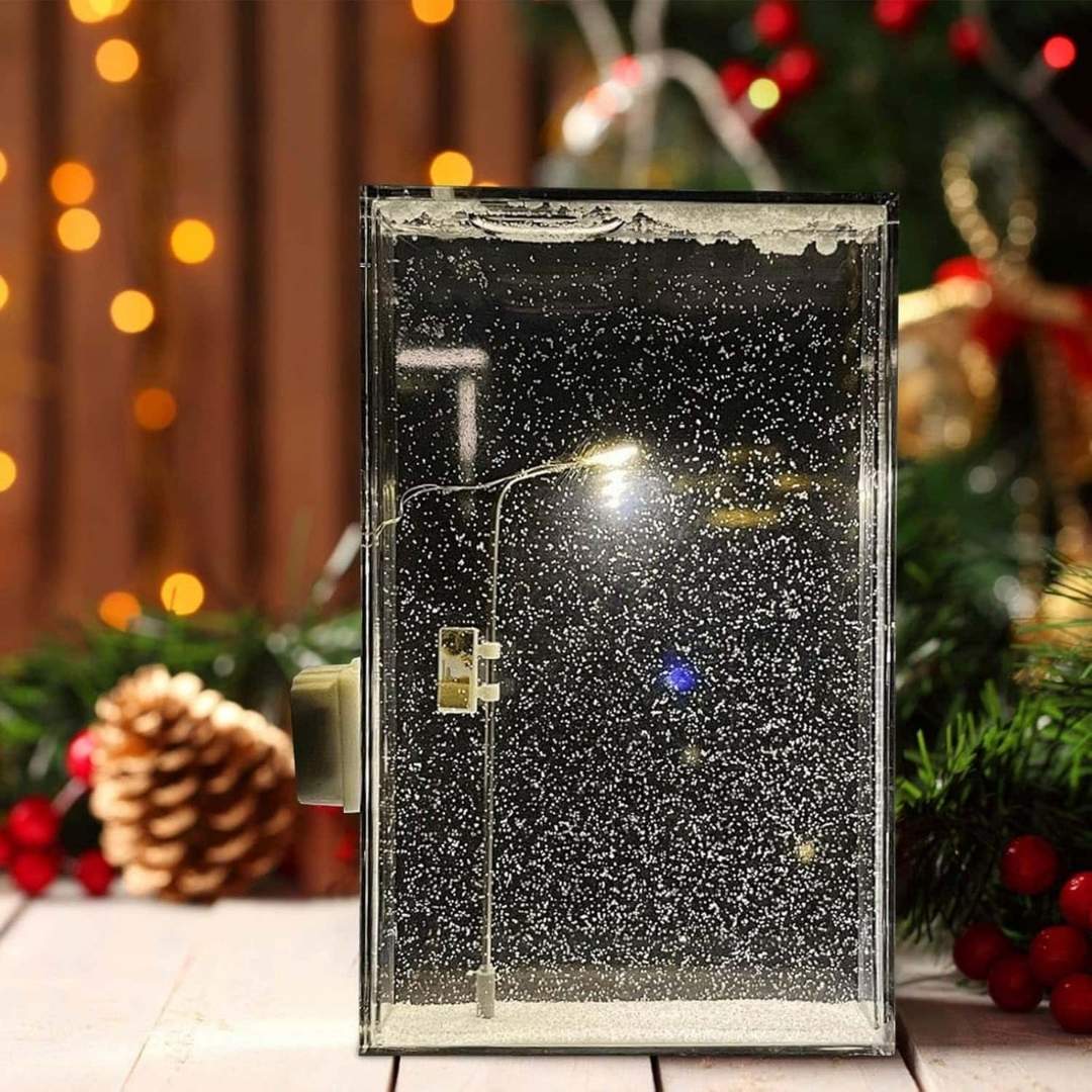 Winter Glow Snow fall lamp