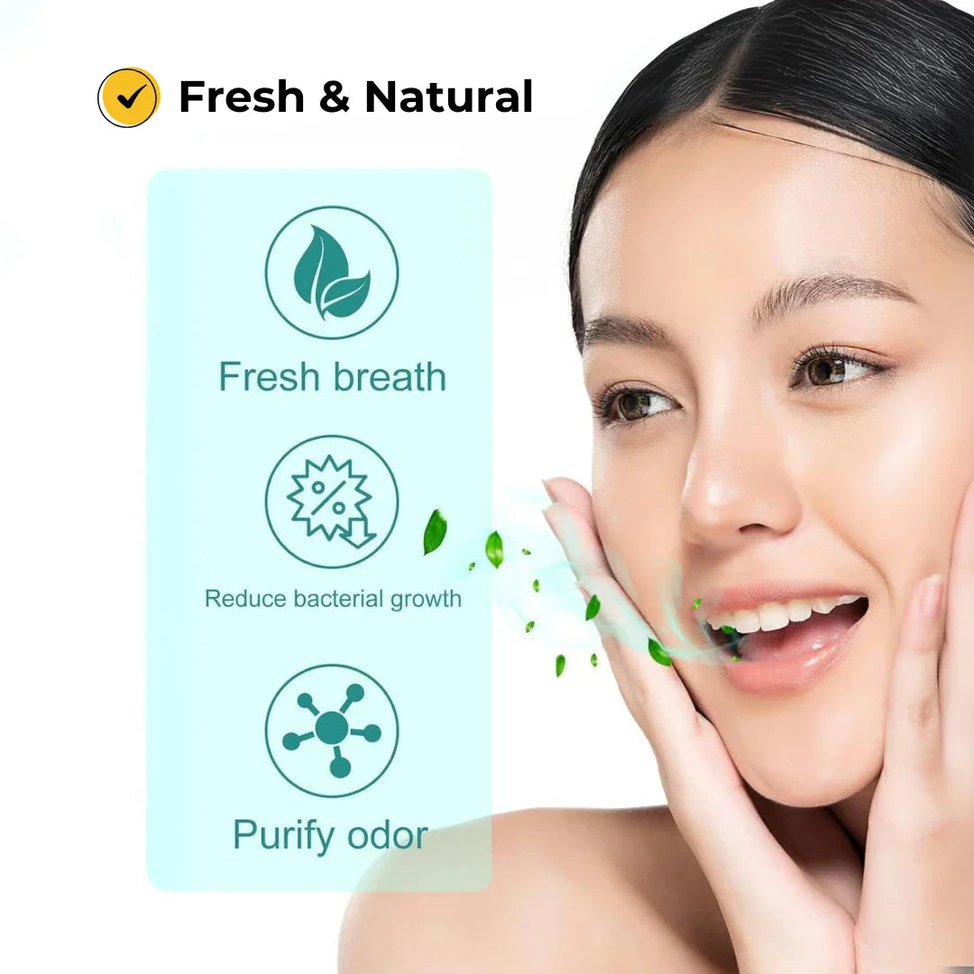 Fresh Breath Essence Breath Care Drop 30ml, Bad Breath Eliminating Serum, Fresh Breath Oral Care Essence, Natural Breath Freshening Drops, With Mint Oil Breath Freshener Bad Breath Eliminating