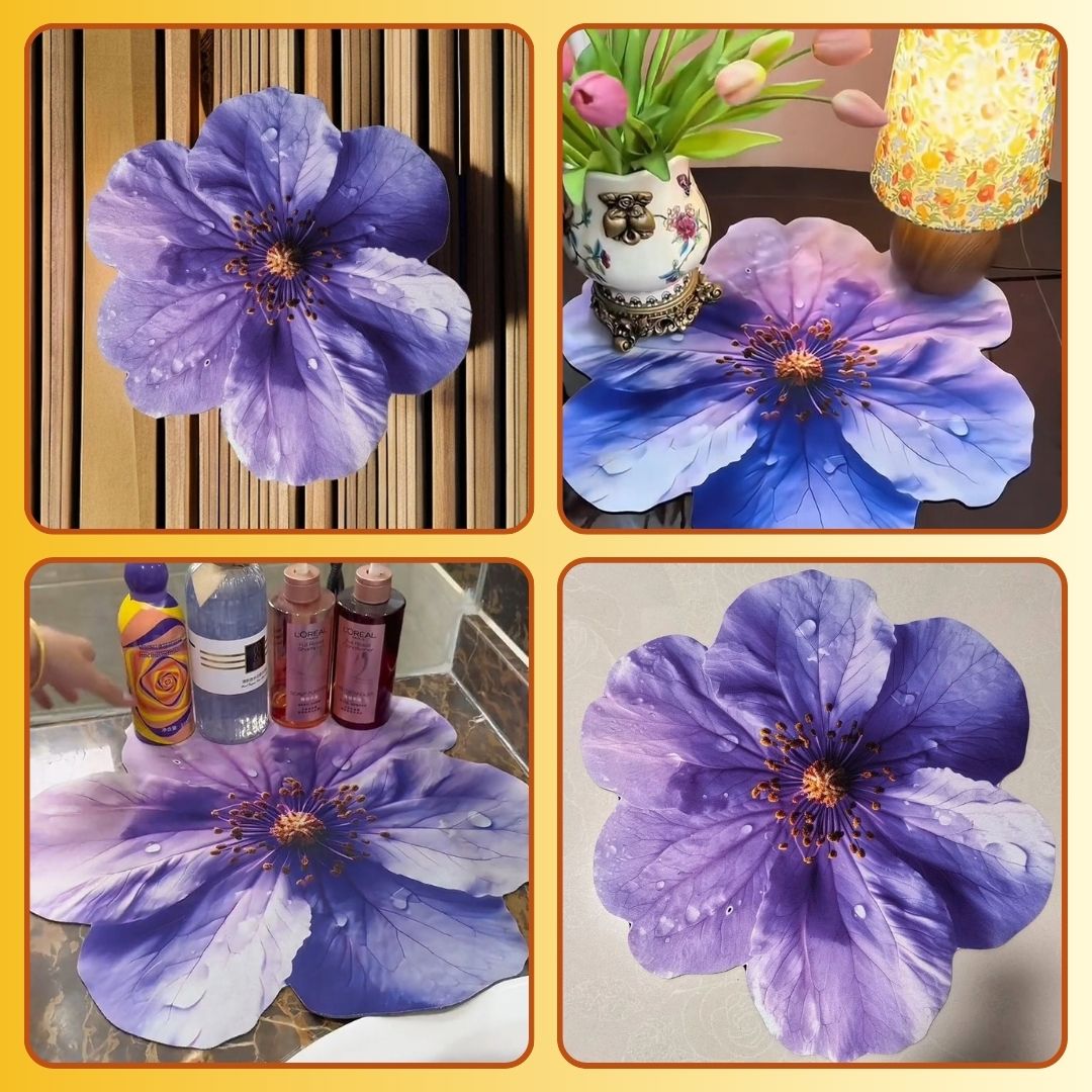 Flower Lily Table Countertop Mats