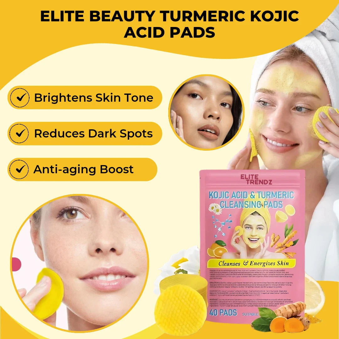 Elite Beauty Turmeric Kojic Acid Pads