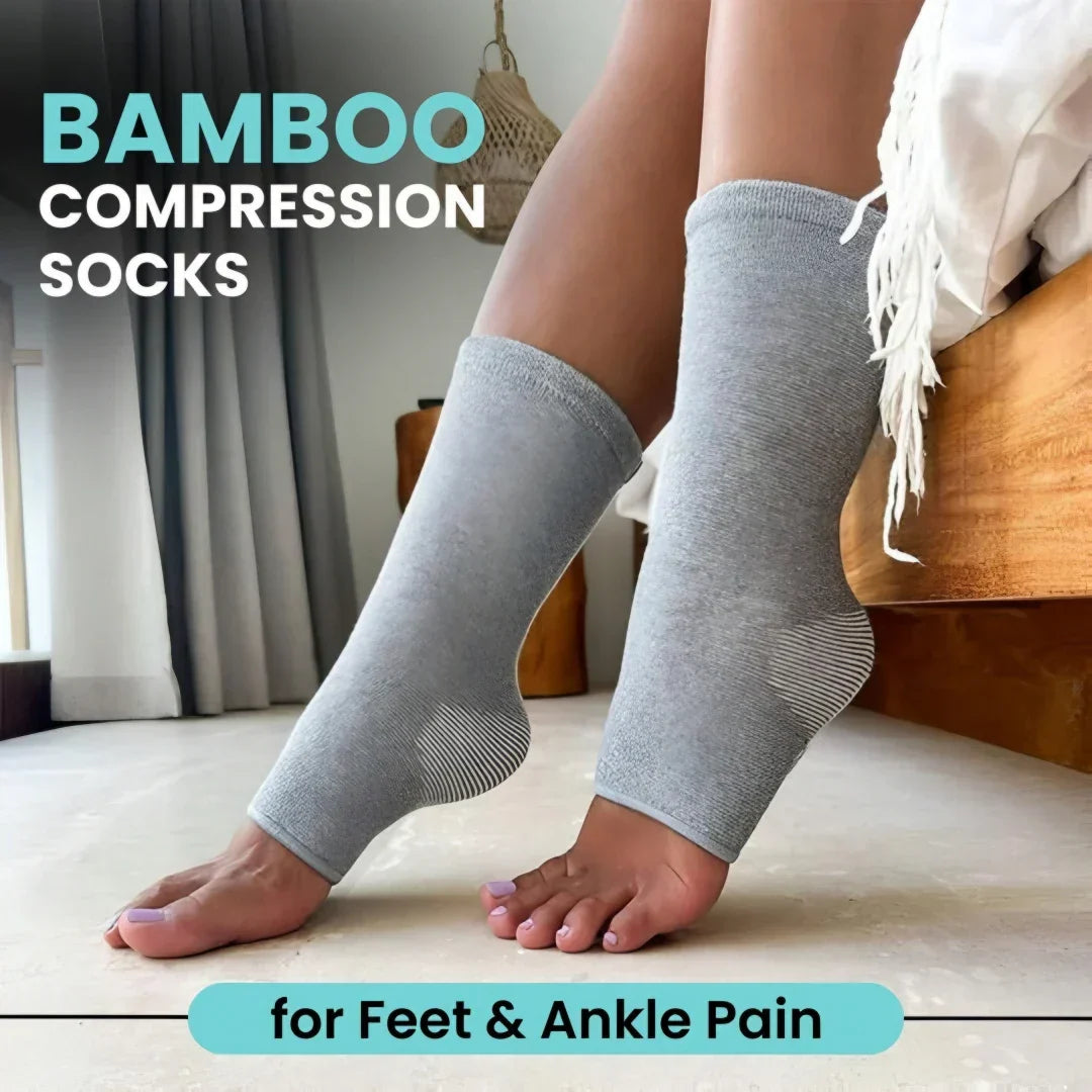 ELITEPRO™ Bamboo Compression Socks (Pack of 2)