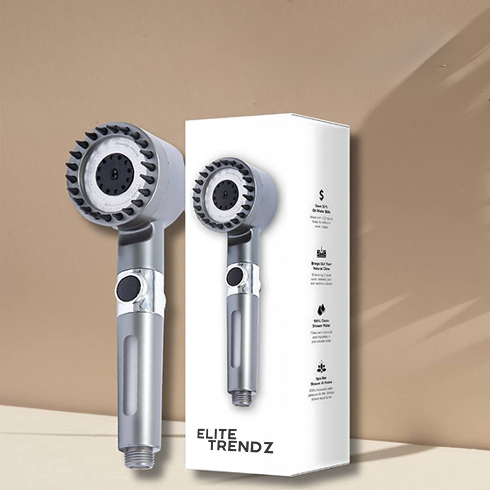 ELITEPRO™ Purify Disruptive Three Spray Modes Shower Head: Remove Water Impurities For Better Hair, Health & Skin- FITS INTO ALL SHOWERS