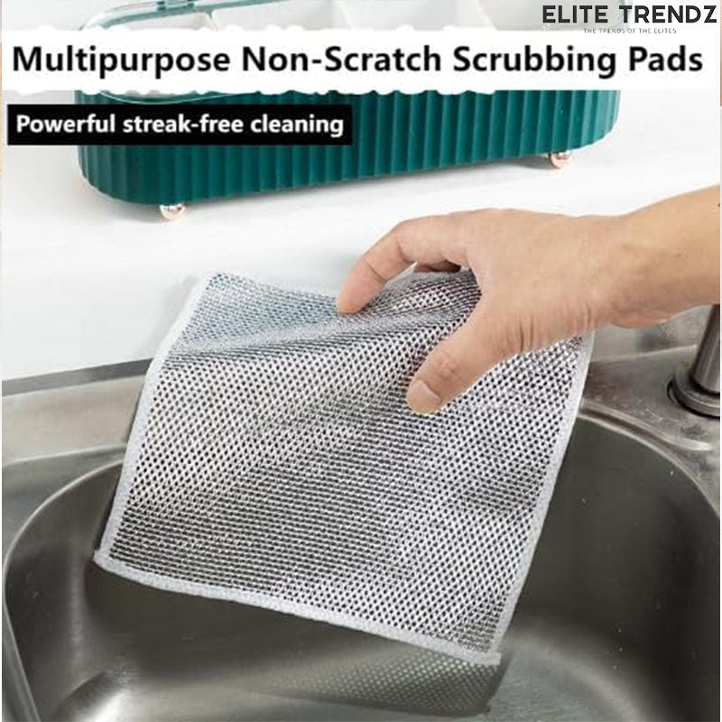 MULTIPURPOSE WIRE DISHWASHING CLOTH FOR WET AND DRY PACK OF 3