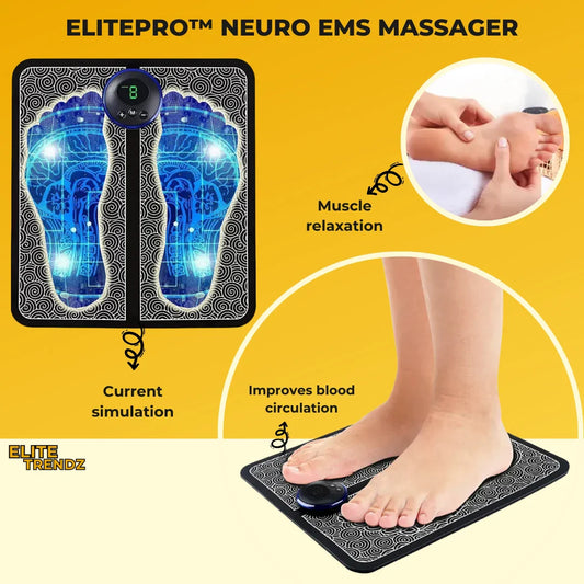 THERAFOOT ELITEPRO™ NEURO MASSAGER- 8 Massage modes with 19 intensity levels