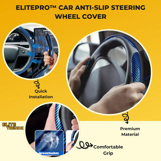 ELITEPRO™ Car Anti-Slip Steering Wheel Cover