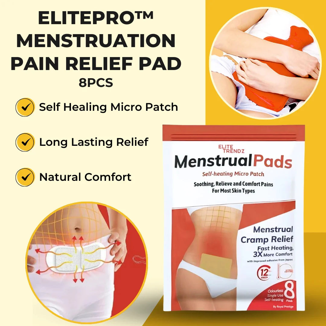 ELITEPRO™ Menstruation Pain Relief Pad 8Pcs