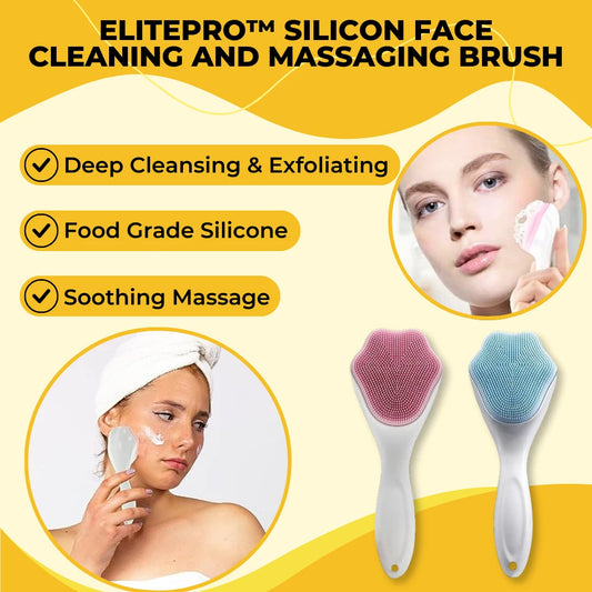 ELITEPRO™ Silicon Face Cleaning And Massaging Brush