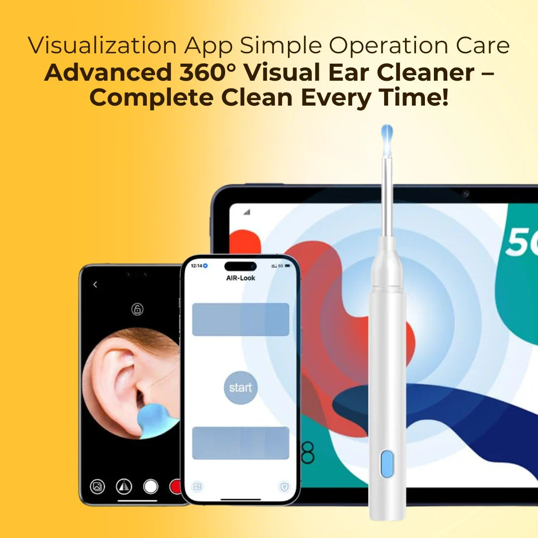 Visual Smart Ear Cleaner with Get Ear Cleaning Kit Worth Rs. 599 For Free -  1 Year Product Warranty