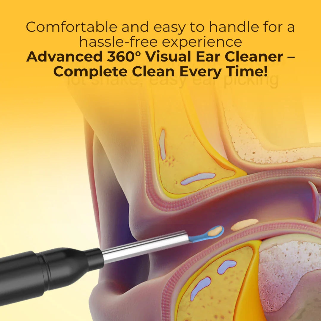 Visual Smart Ear Cleaner with Get Ear Cleaning Kit Worth Rs. 599 For Free -  1 Year Product Warranty