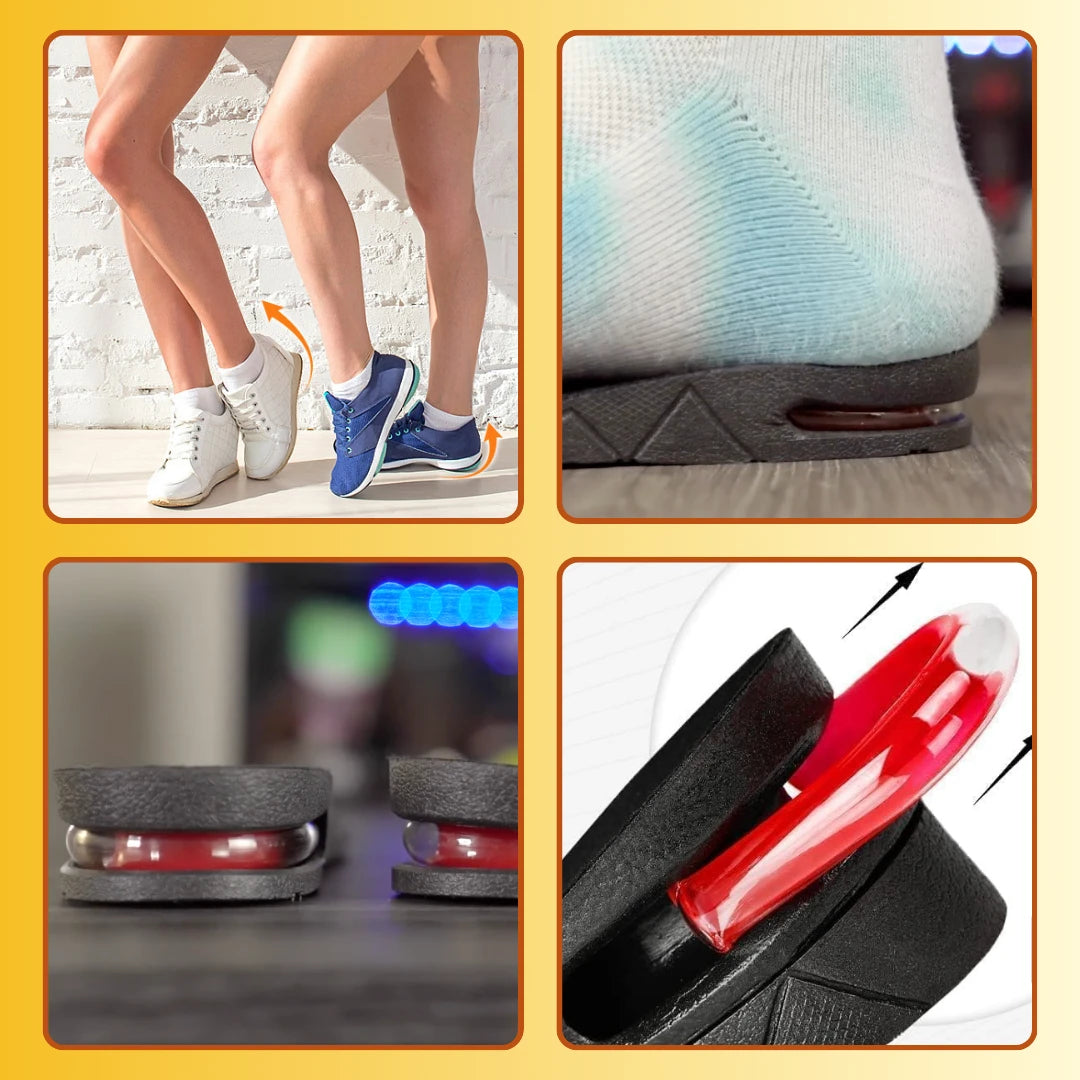 Height Enhancing 4-Layer Ultra Comfort Orthopedic Cloud Insole - Increase Height By 3.5 Inches