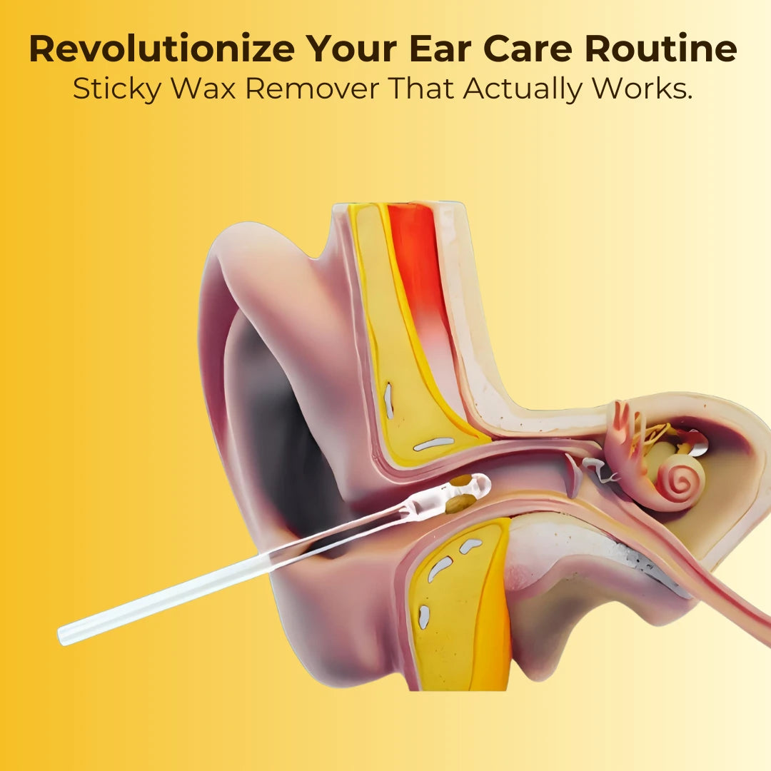 Sticky Reusable Ear Wax Remover (24 Pcs)
