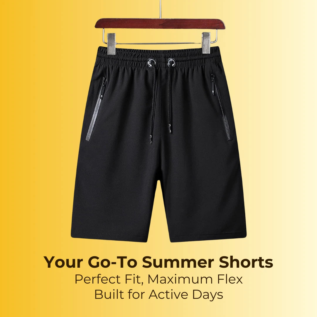Pack of 4 Men's Stretchable Cotton Shorts