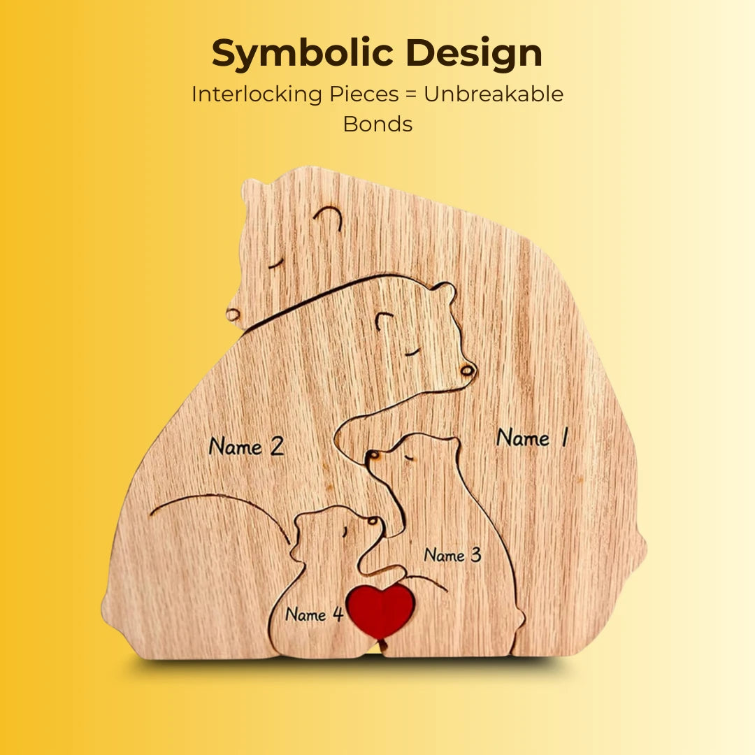 Elite Family Clan- Customized Wooden Puzzle For Family