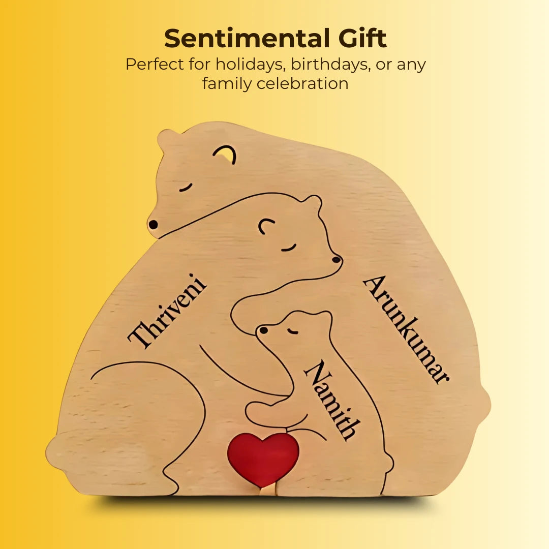 Elite Family Clan- Customized Wooden Puzzle For Family