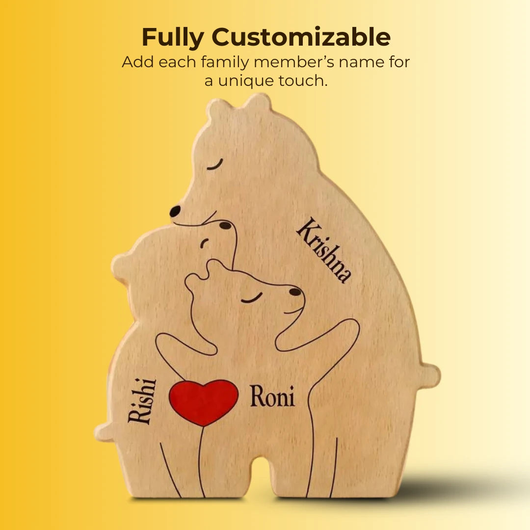 Elite Family Clan- Customized Wooden Puzzle For Family