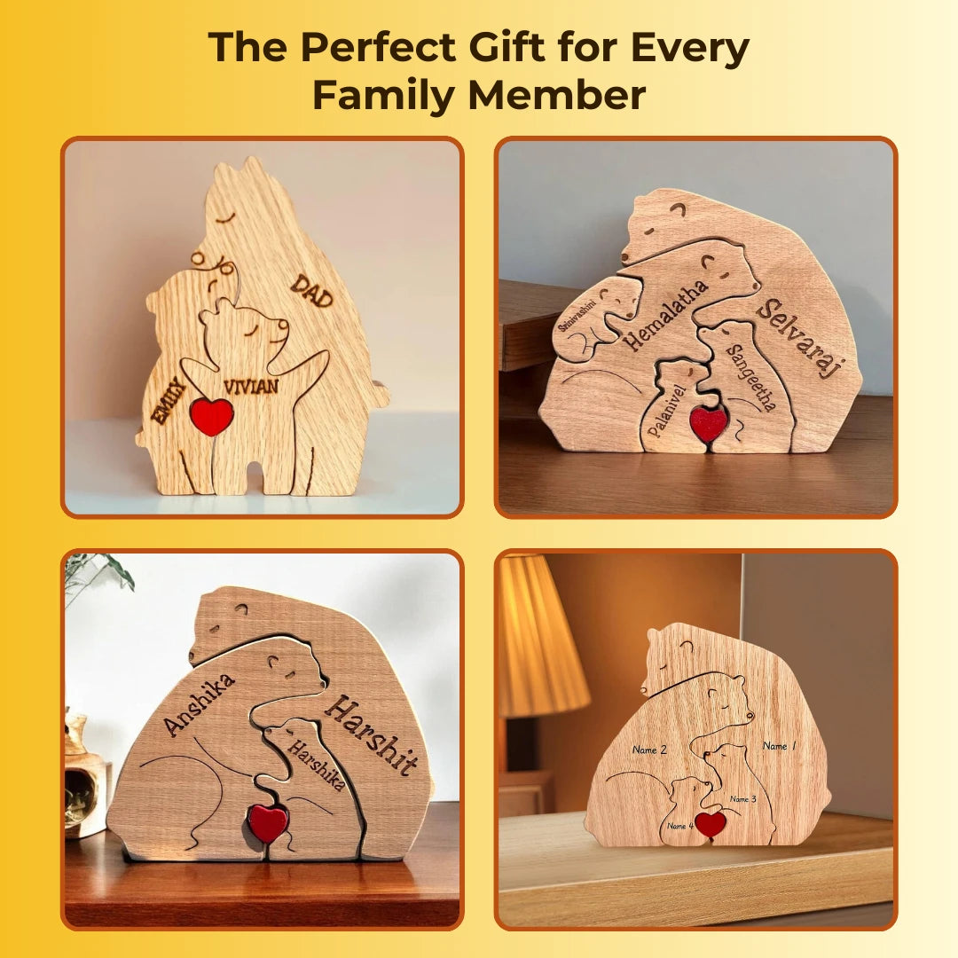 Elite Family Clan- Customized Wooden Puzzle For Family