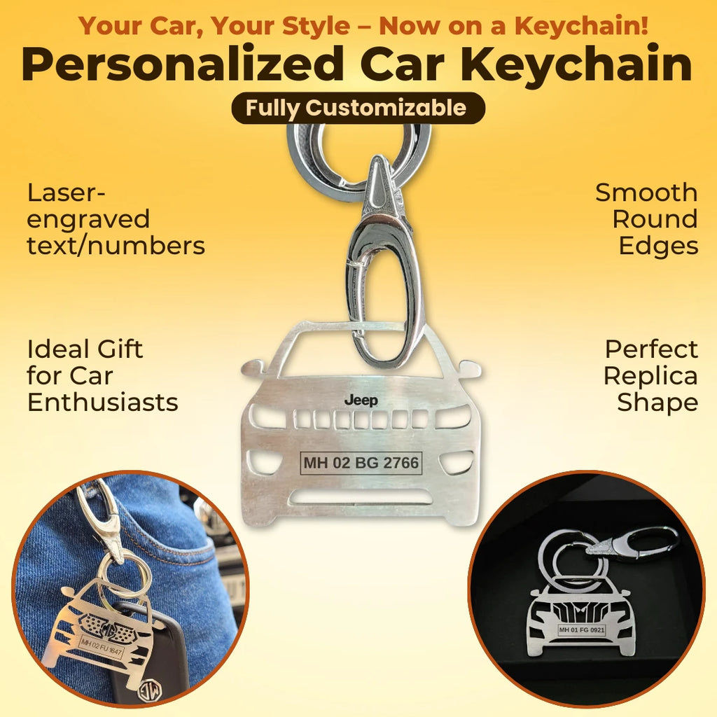 Car Personalized Car Keychain