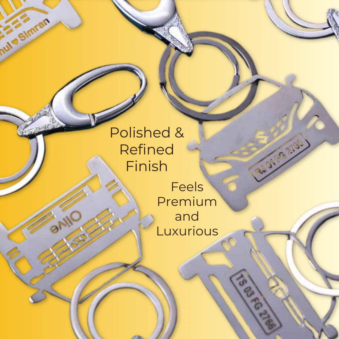 Car Personalized Car Keychain