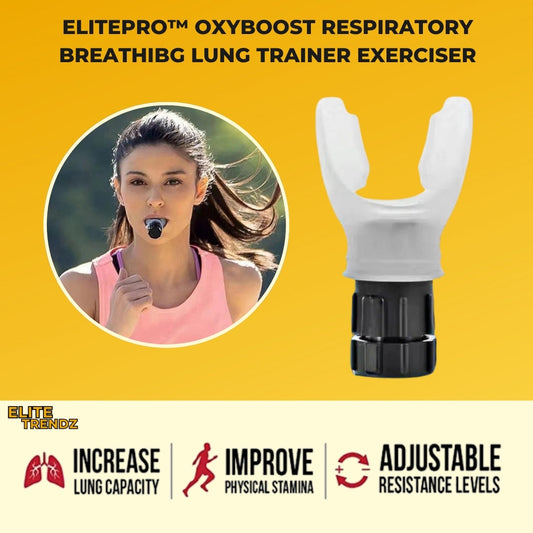 ELITEPRO™ OXYBOOST RESPIRATORY BREATHING LUNG TRAINER EXERCISER