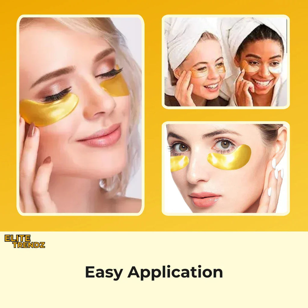 ELITEPRO™ 24K CARAT GOLD GEL UNDER EYE PATCHES (Pack Of 5)
