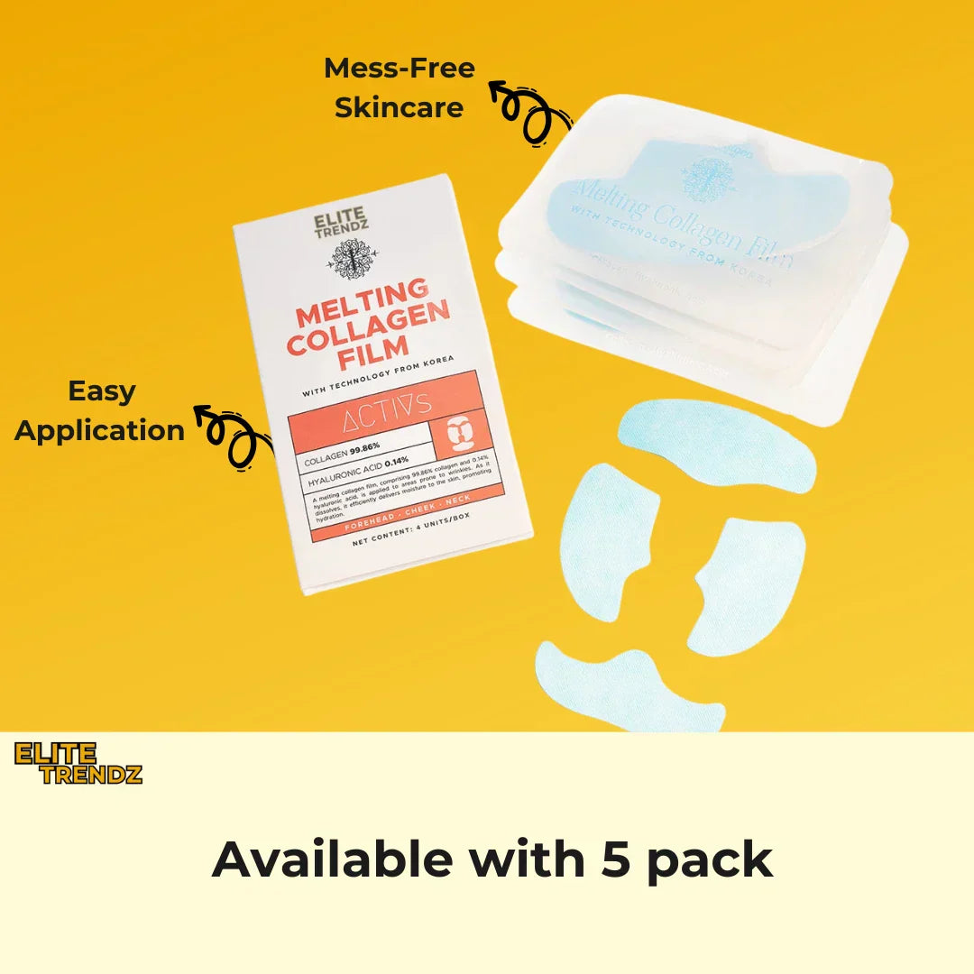 ELITEPRO™ MELTING FACE COLLAGEN MASK SHEET- PACK OF 5 MELTING SHEETS
