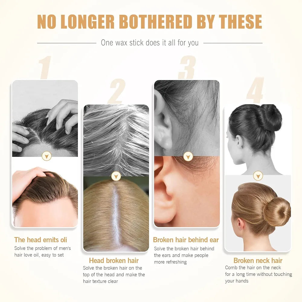 ELITEPRO™ HAIR WAX STICK : Styling Frizz Fixed Fluffy Hair For Children Men and Women Styling Wax Edge Control