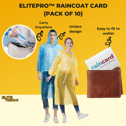 ELITEPRO™ Raincoat Card- Unisex ( PACK OF 10)