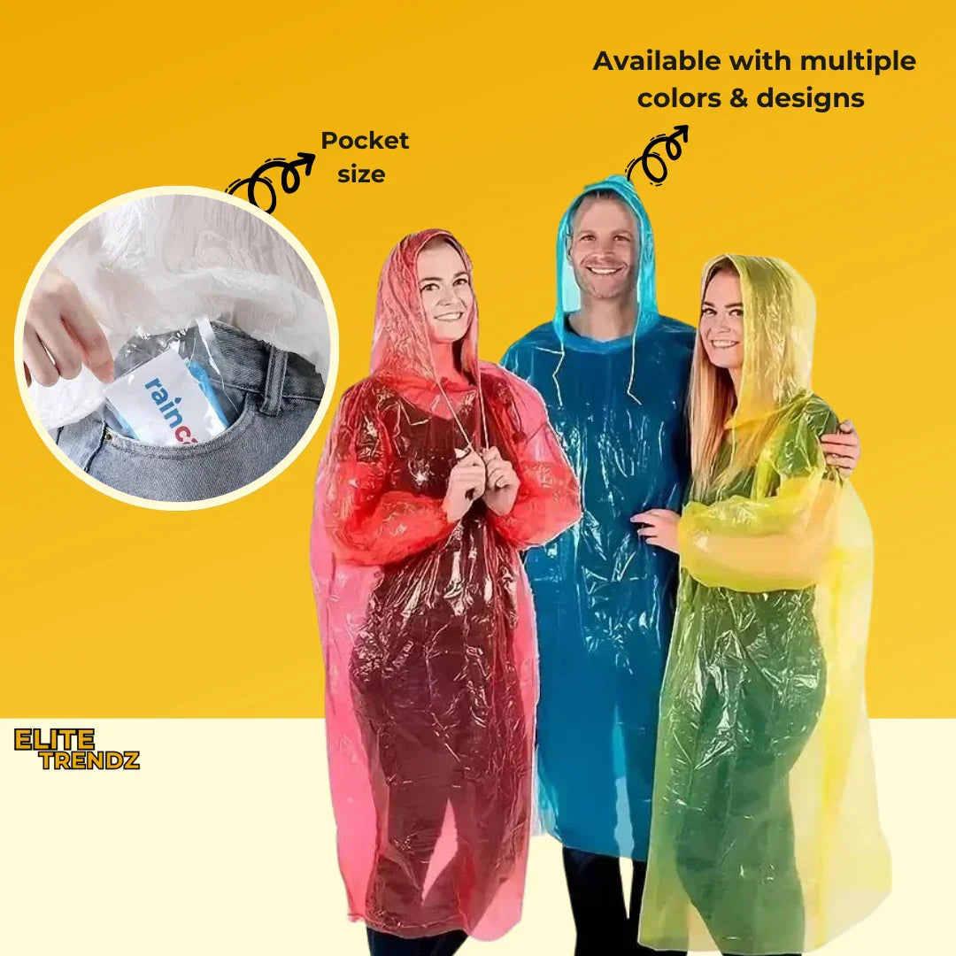 ELITEPRO™ Raincoat Card- Unisex ( PACK OF 10)