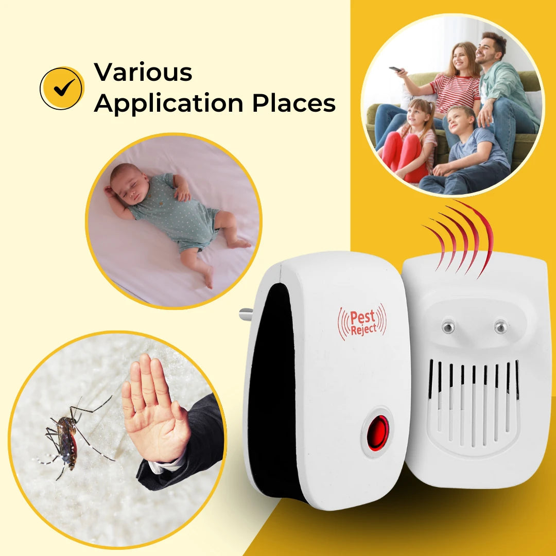 ELITEPRO Ultrasonic Pest & Insect Repeller- For Mosquito, Rats, Cockroaches, etc.