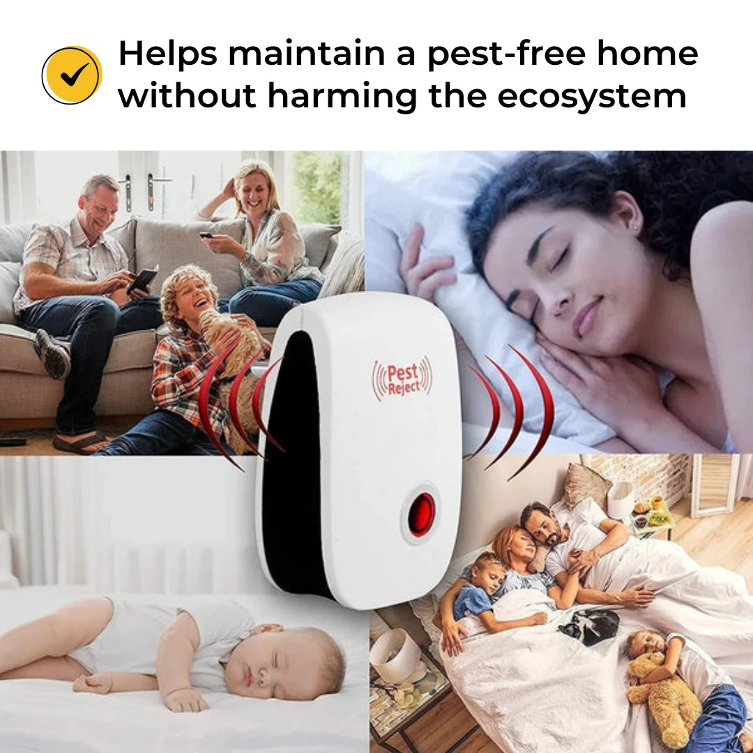 ELITEPRO Ultrasonic Pest & Insect Repeller- For Mosquito, Rats, Cockroaches, etc.