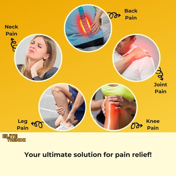 ELITEPRO™ Knee Pillow for Side Sleep, Ortho Comfort Knee Pillow For Pain Relief: NECK PAIN, BACK PAIN, JOINT PAIN, KNEE PAIN & LEG PAIN