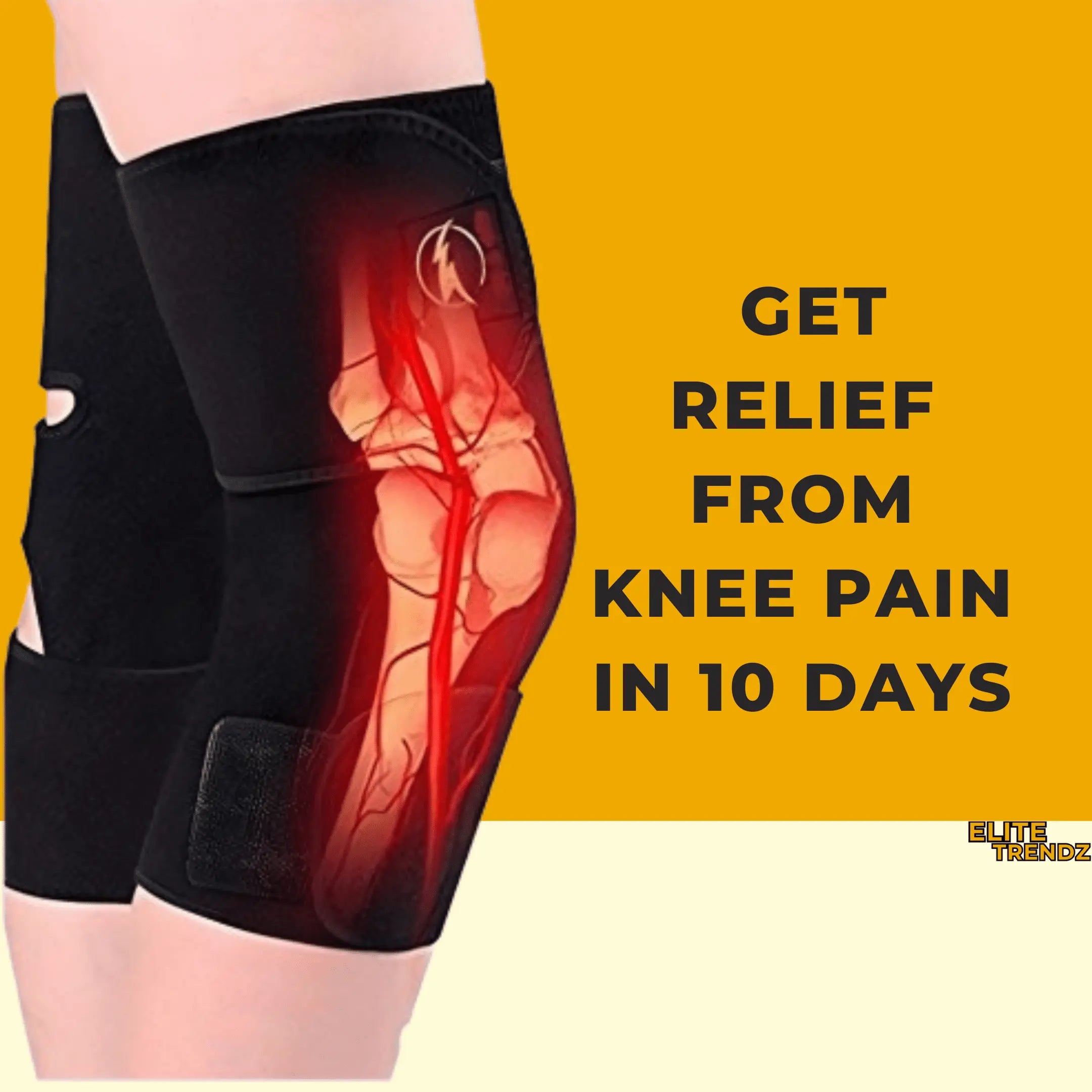 ELITEPRO™ SELF-HEATING KNEE PADS PAIR - GET RELIEF FROM KNEE PAIN IN 10 DAYS
