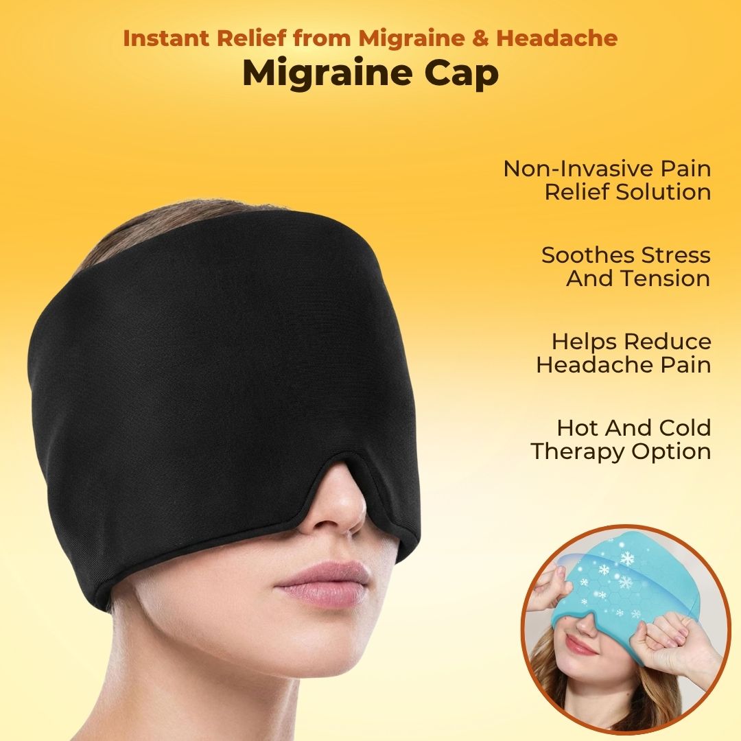 Headache Relief Cap : Relief From Headaches in 8 Minutes - Now deal with headaches without medicines