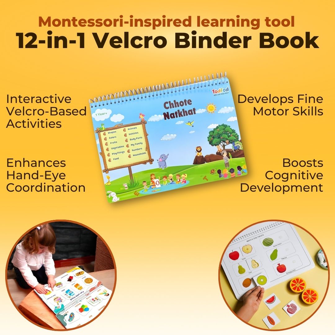 12-in-1 Velcro Binder Book