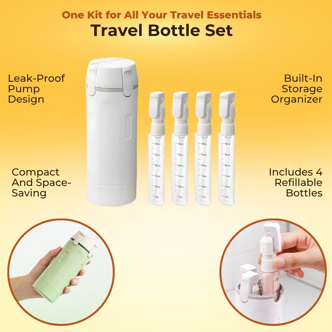 4-in-1 Travel Bottle Set