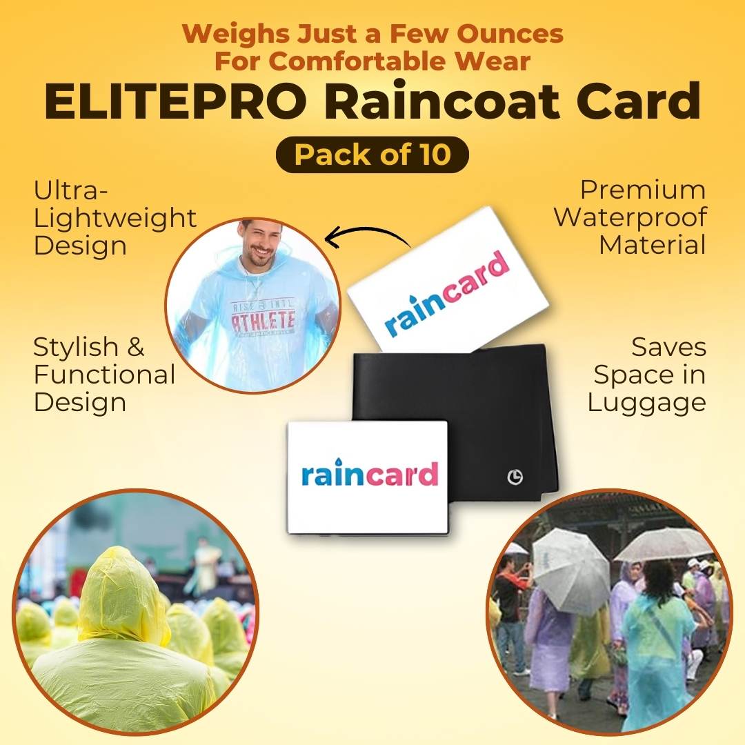 Reusable Pocket Friendly Raincoat Card