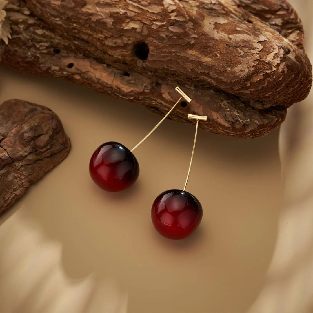 Imported Cherry Earrings
