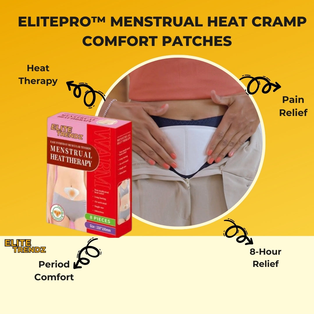 ELITEPRO™ MENSTRUAL HEAT CRAMP COMFORT PATCHES