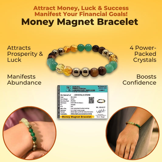 Money Magnet Pyrite Bracelet - Certified