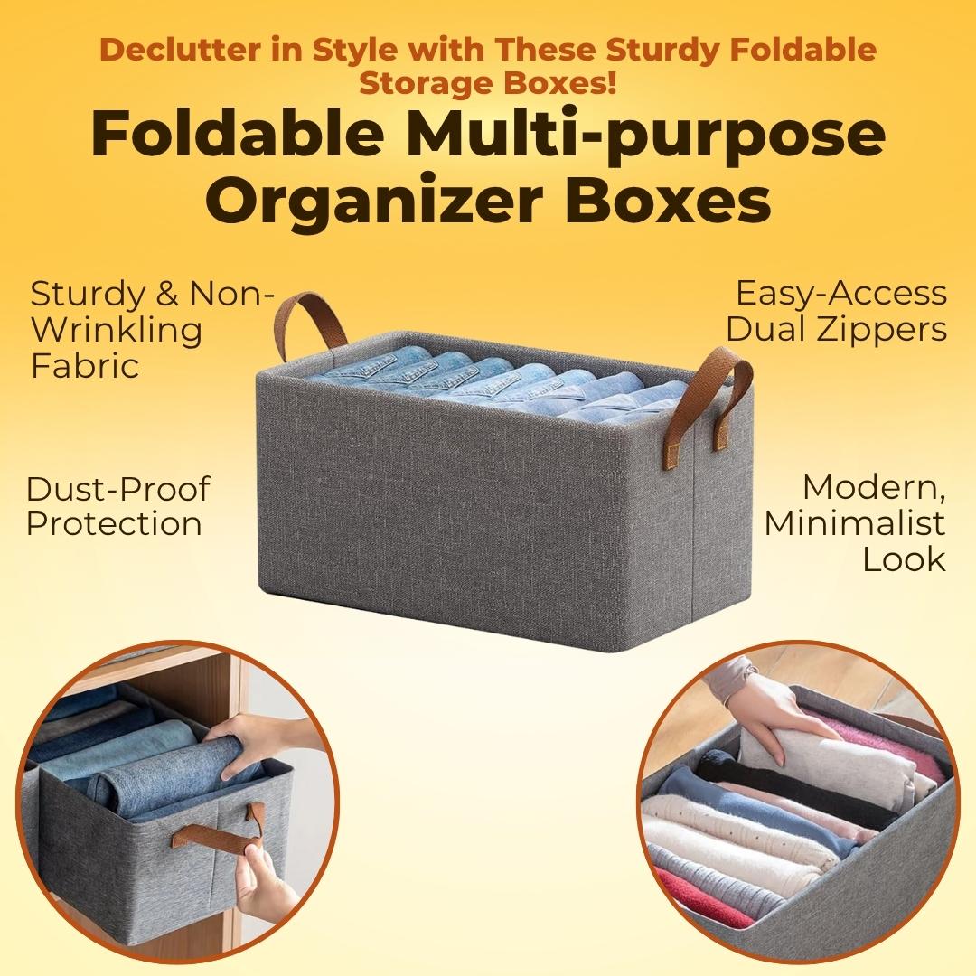Foldable Multi-purpose Organizer Boxes