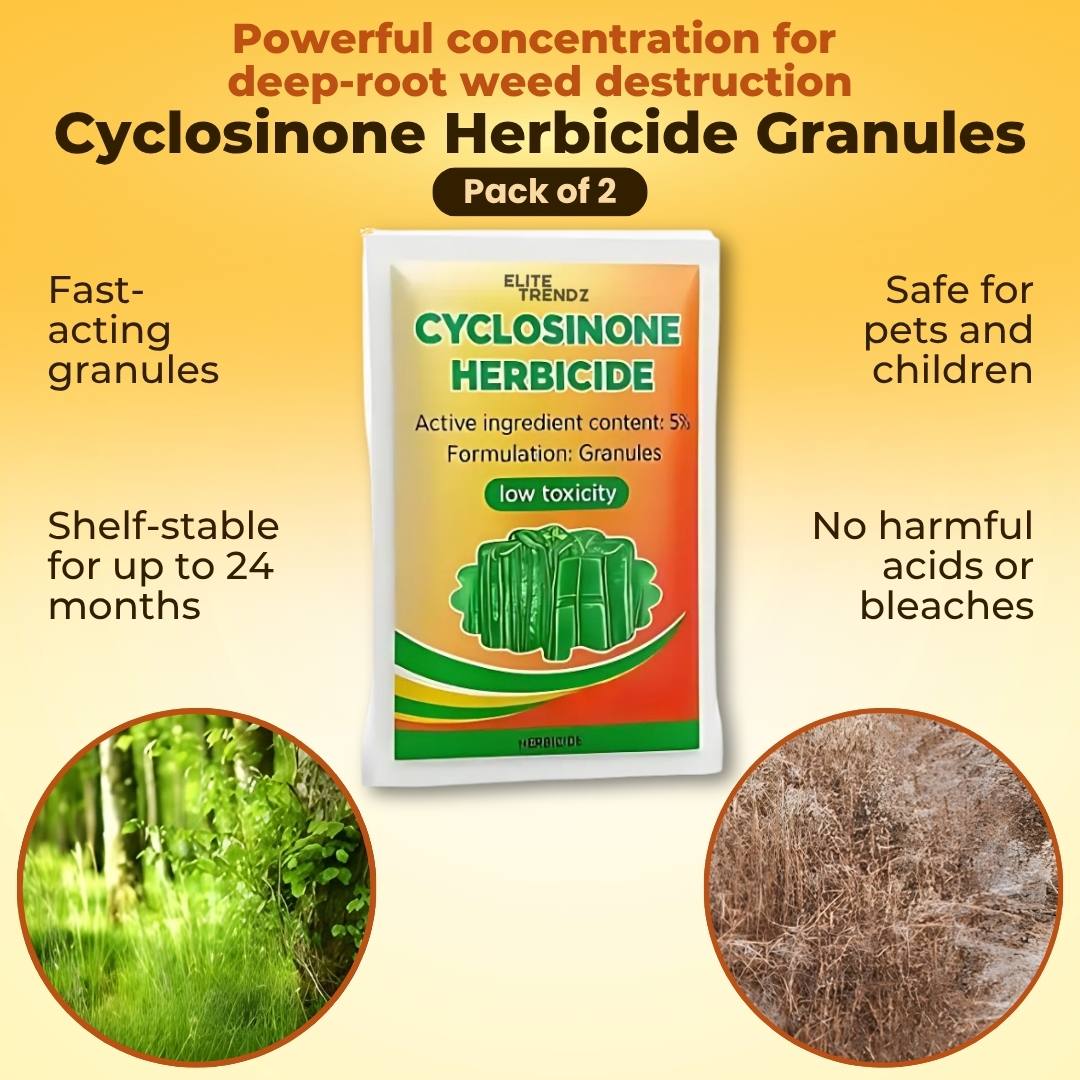 Cyclosinone Herbicide Granules - Pack of 2 (200 gms each)- Certified & Tested ✅