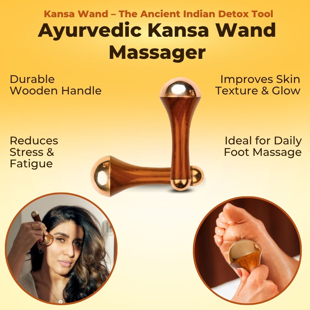 Ayurvedic Kansa Wand Massager