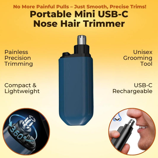 Portable Recharegable USB-C Nose Hair Trimmer