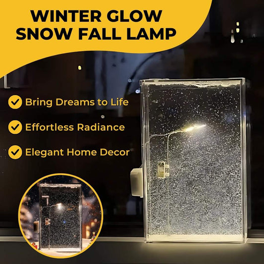 Winter Glow Snow fall lamp
