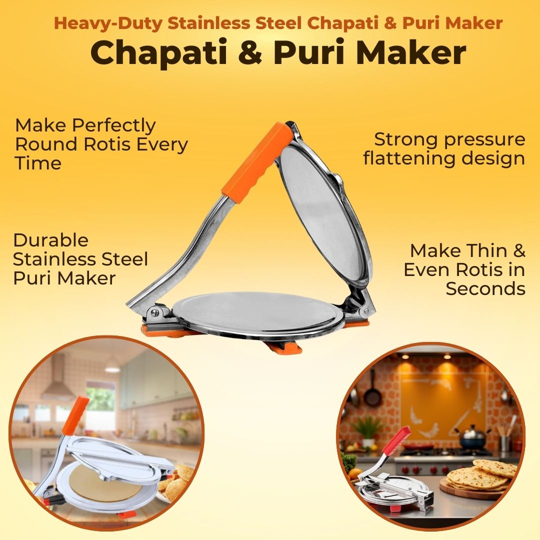 Chapati & Puri Maker - Made Purely For Indian Homes To Keep Families Healthy