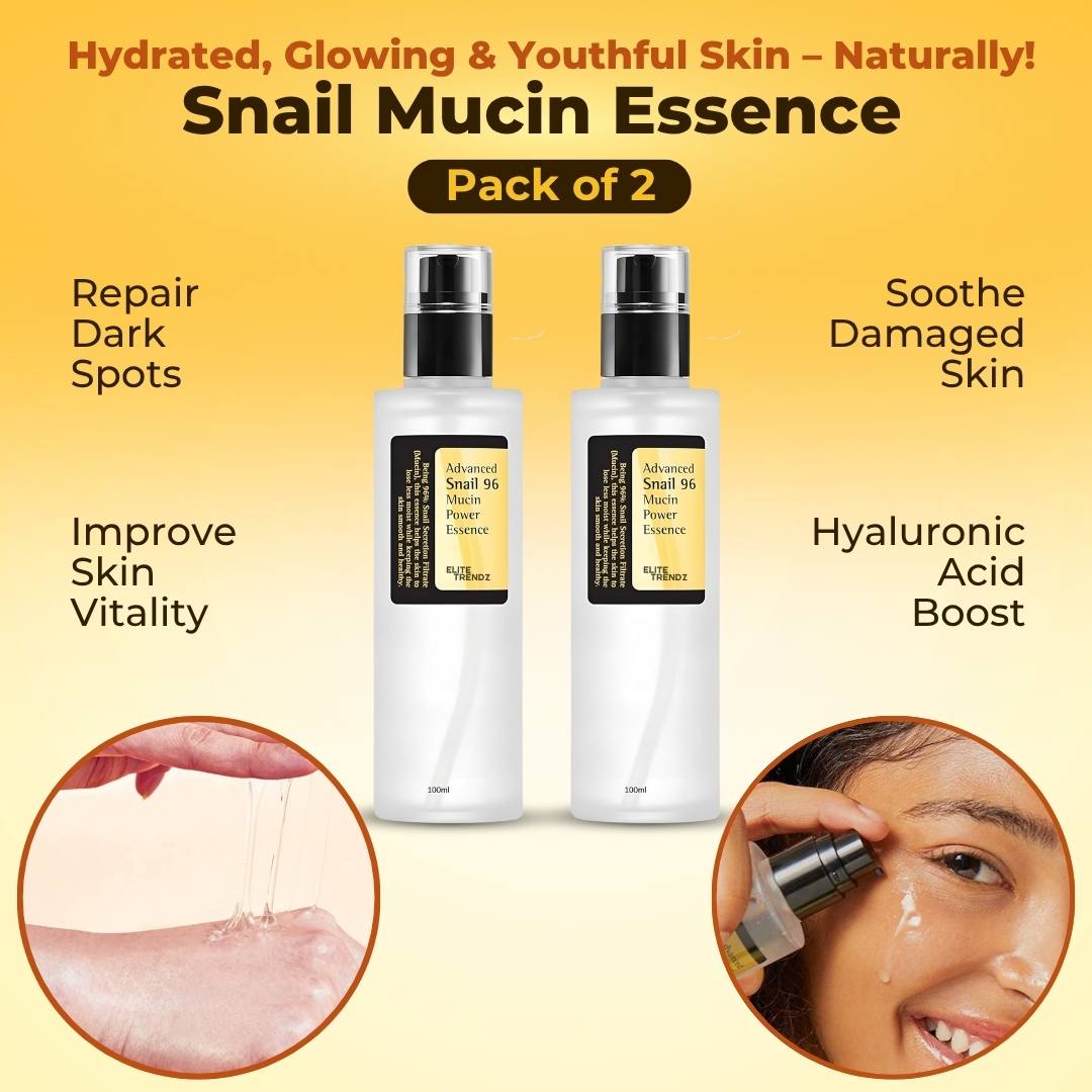 Advance Snail Mucin 96 Hydration Power Essence - Pack Of 2 (100ML each)